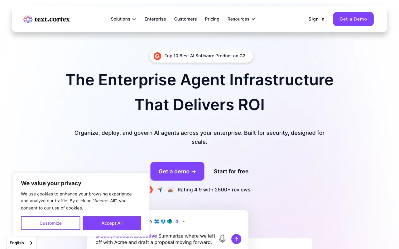 TextCortex AI — preview screenshot