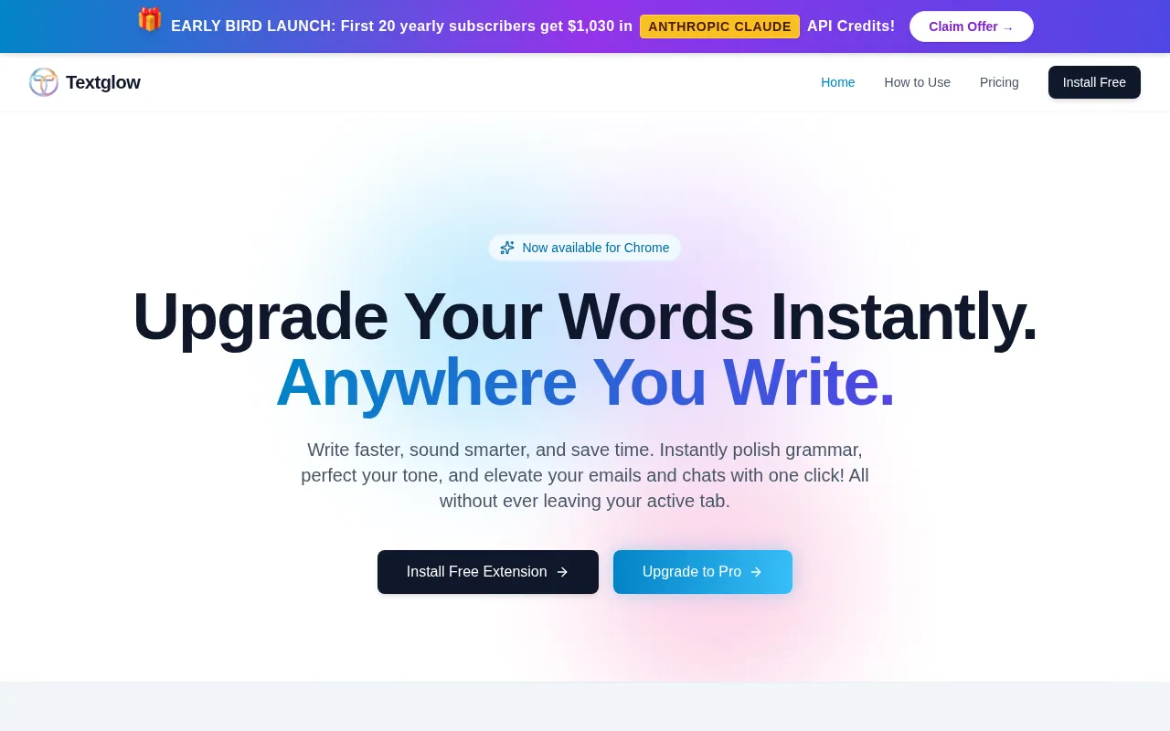 Textglow — preview screenshot