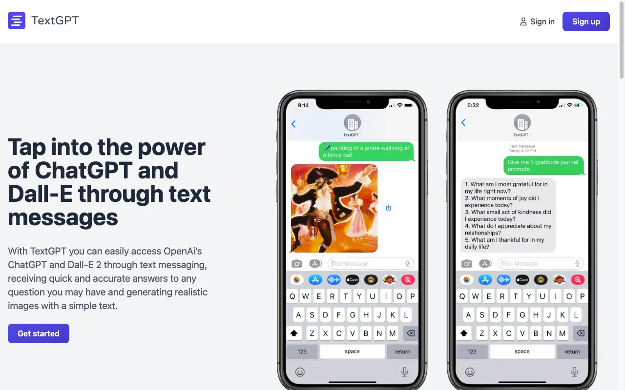 TextGPT — preview screenshot