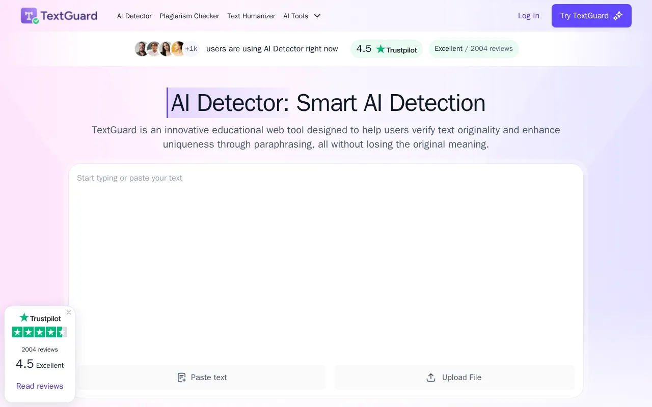 Textguard — preview screenshot