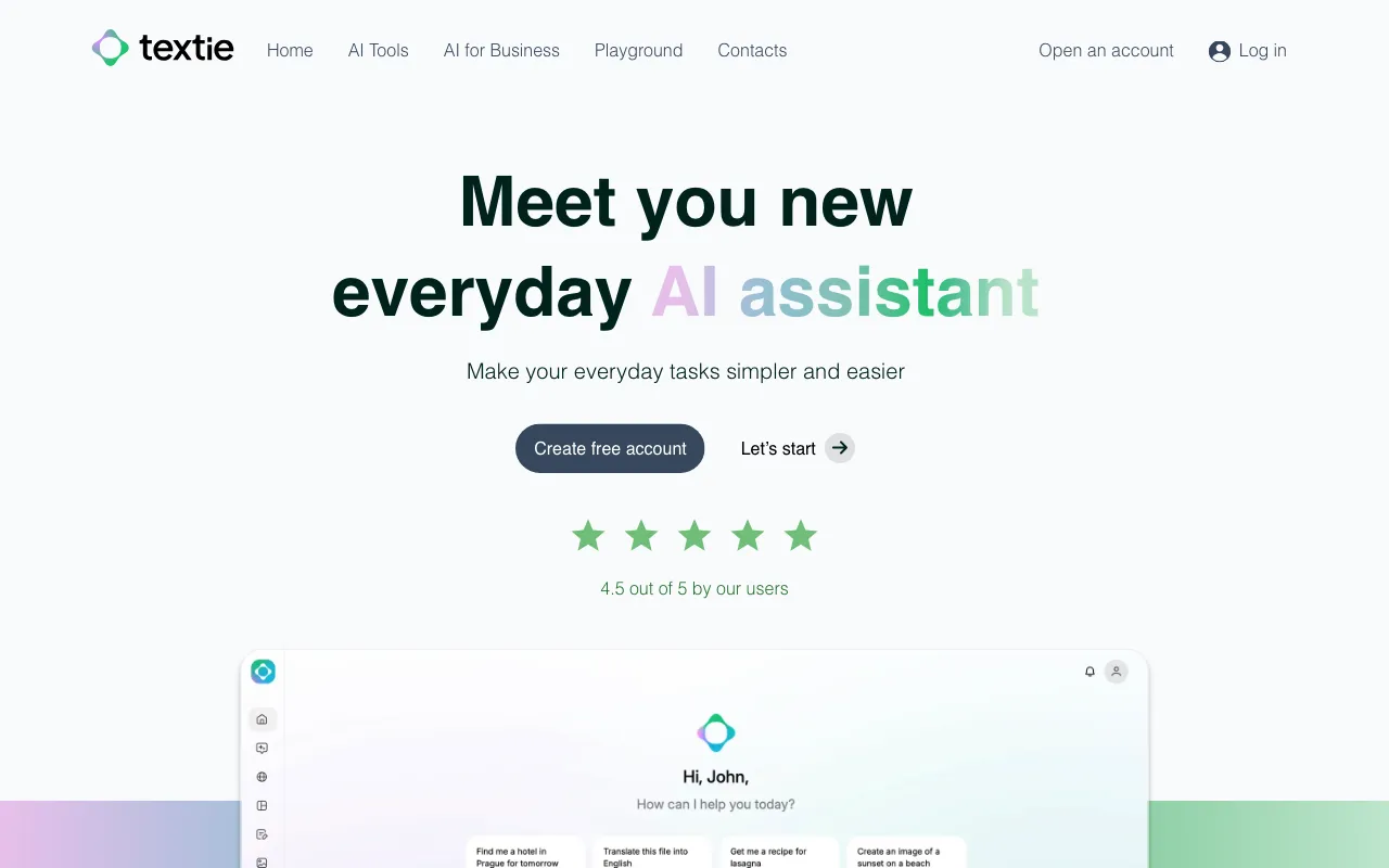 Textie AI — preview screenshot