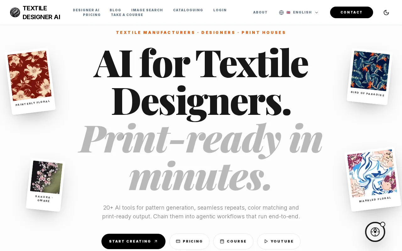 Textile Designer AI — preview screenshot