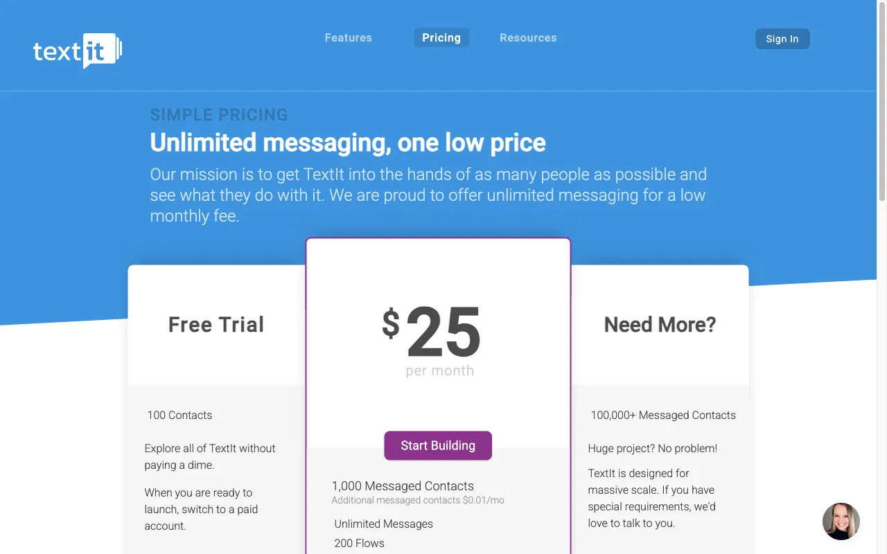 textit.com — pricing page