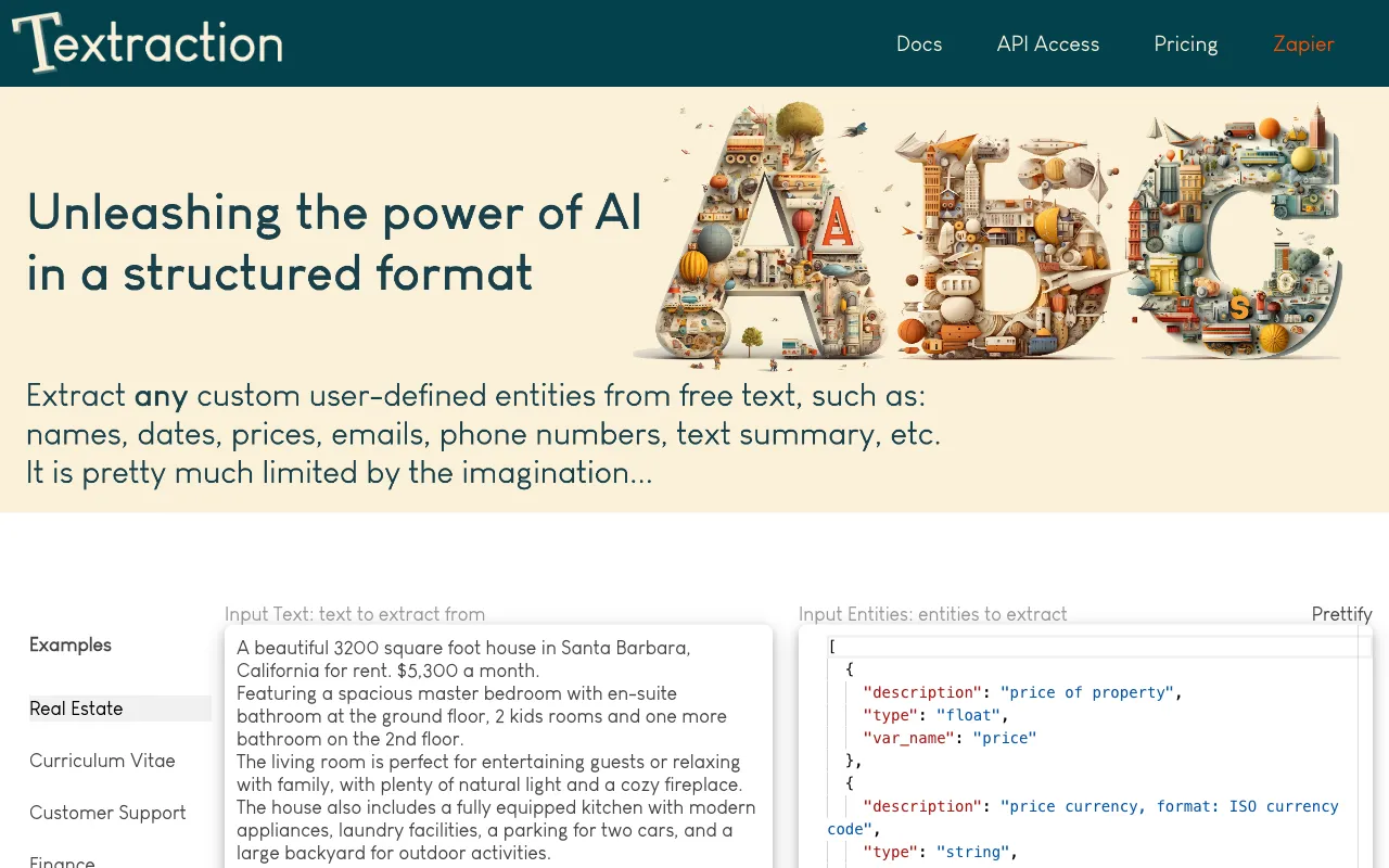Textraction.ai — preview screenshot