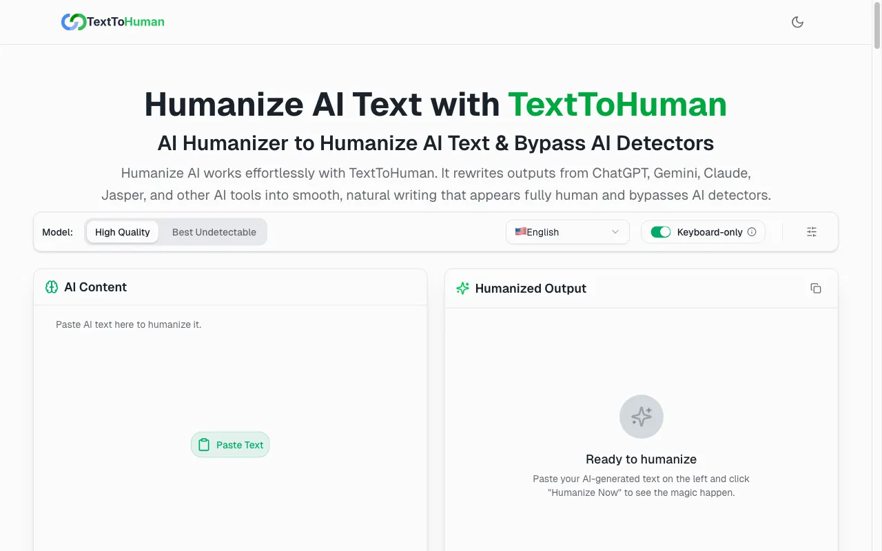 TextToHuman — preview screenshot