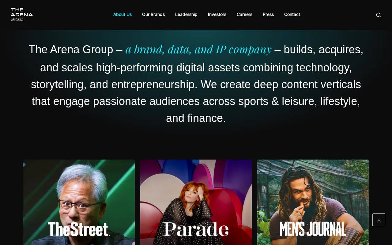 The Arena Group — preview screenshot