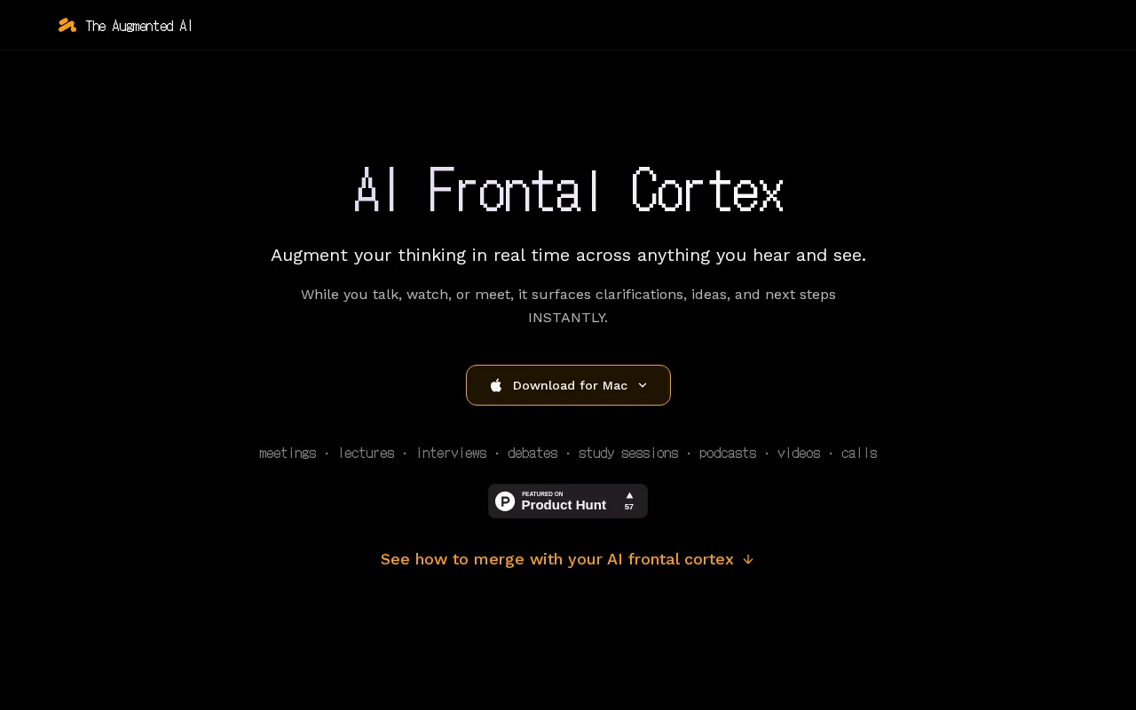 The Augmented AI — preview screenshot