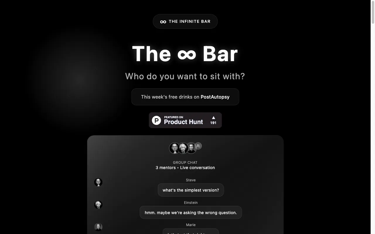 The ∞ Bar — preview screenshot