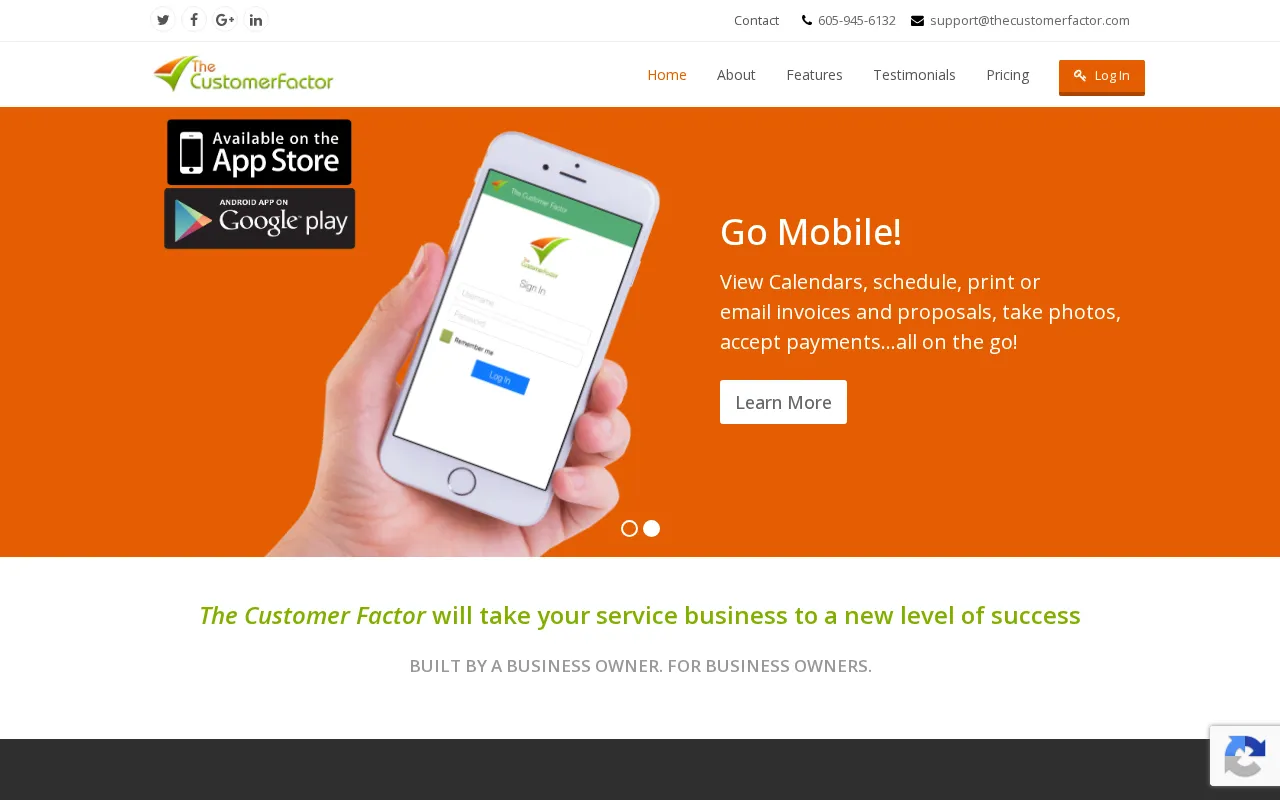 The Customer Factor — preview screenshot