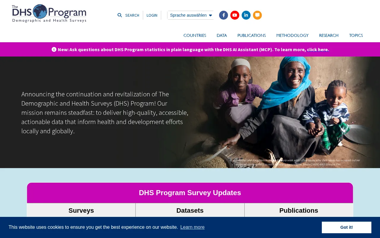 The DHS Program — preview screenshot