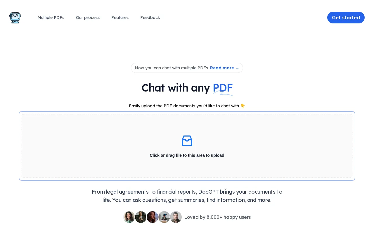 The DocGPT — preview screenshot