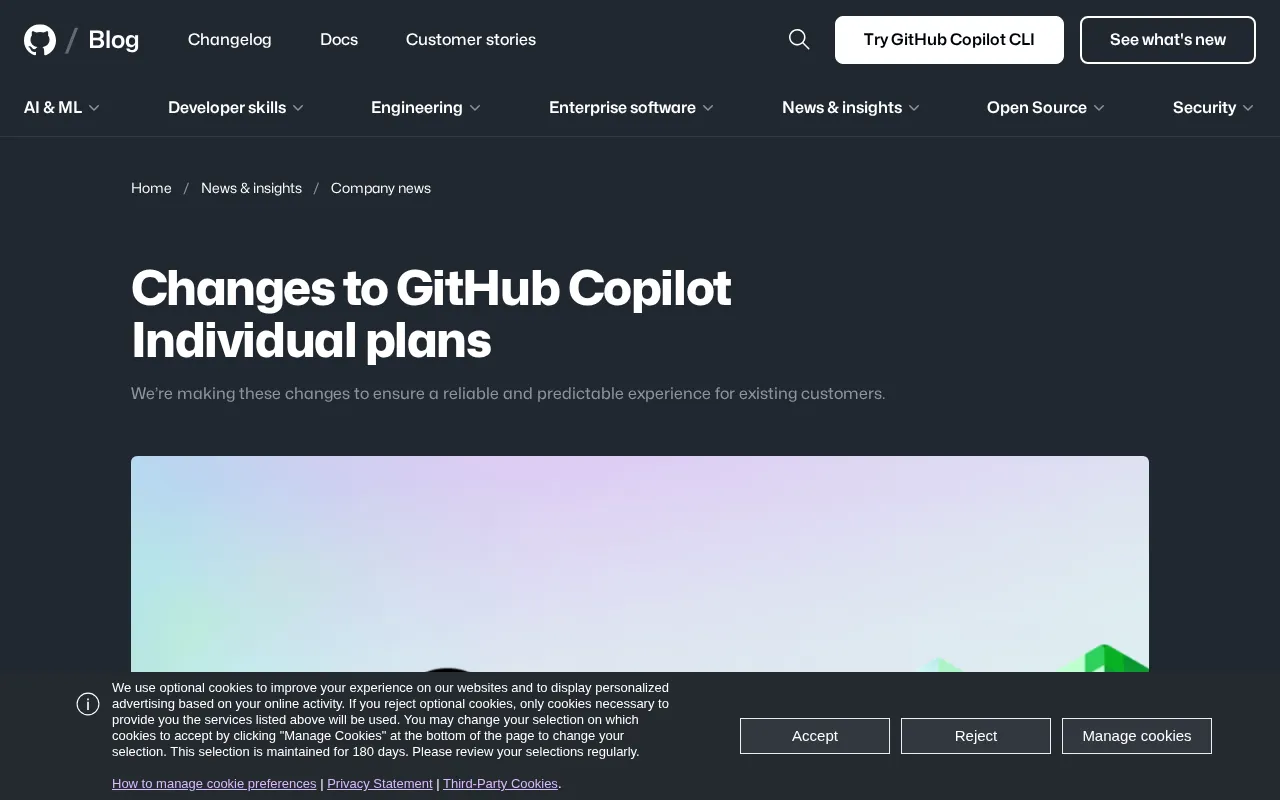 The GitHub Blog — pricing page