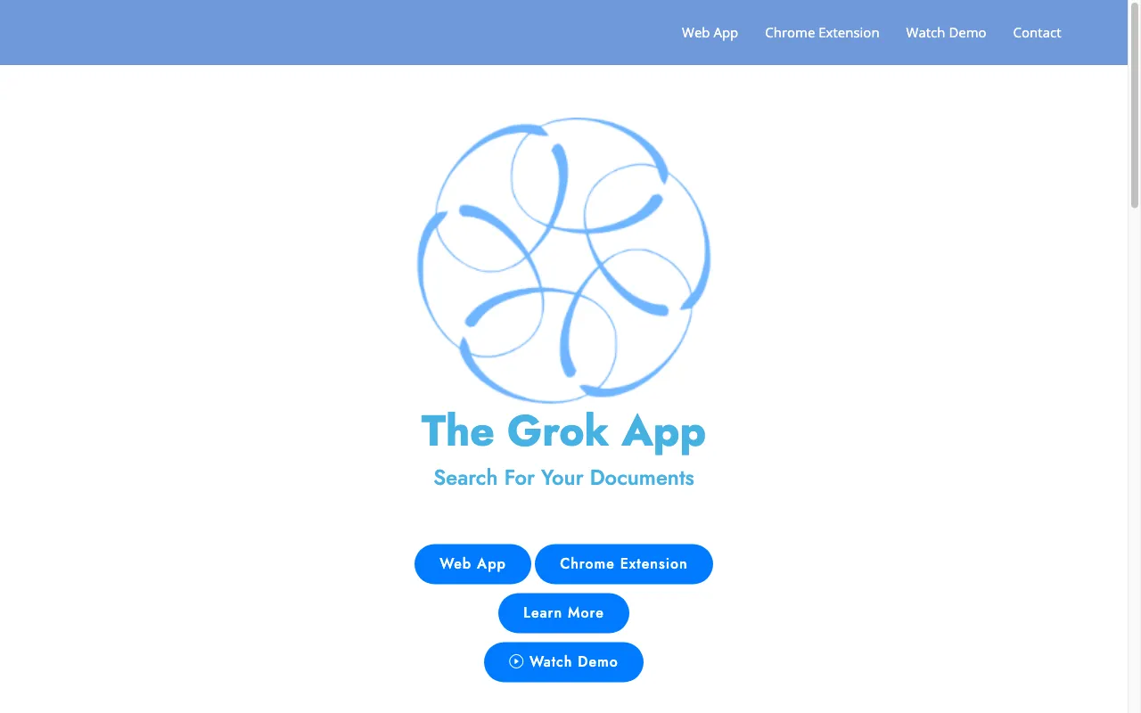 The Grok App — preview screenshot