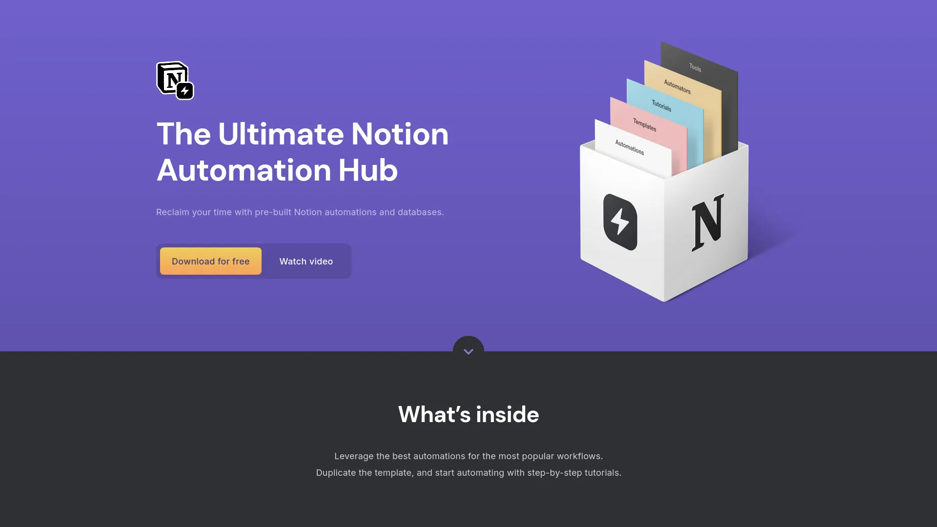 The Notion Automation Hub — preview screenshot