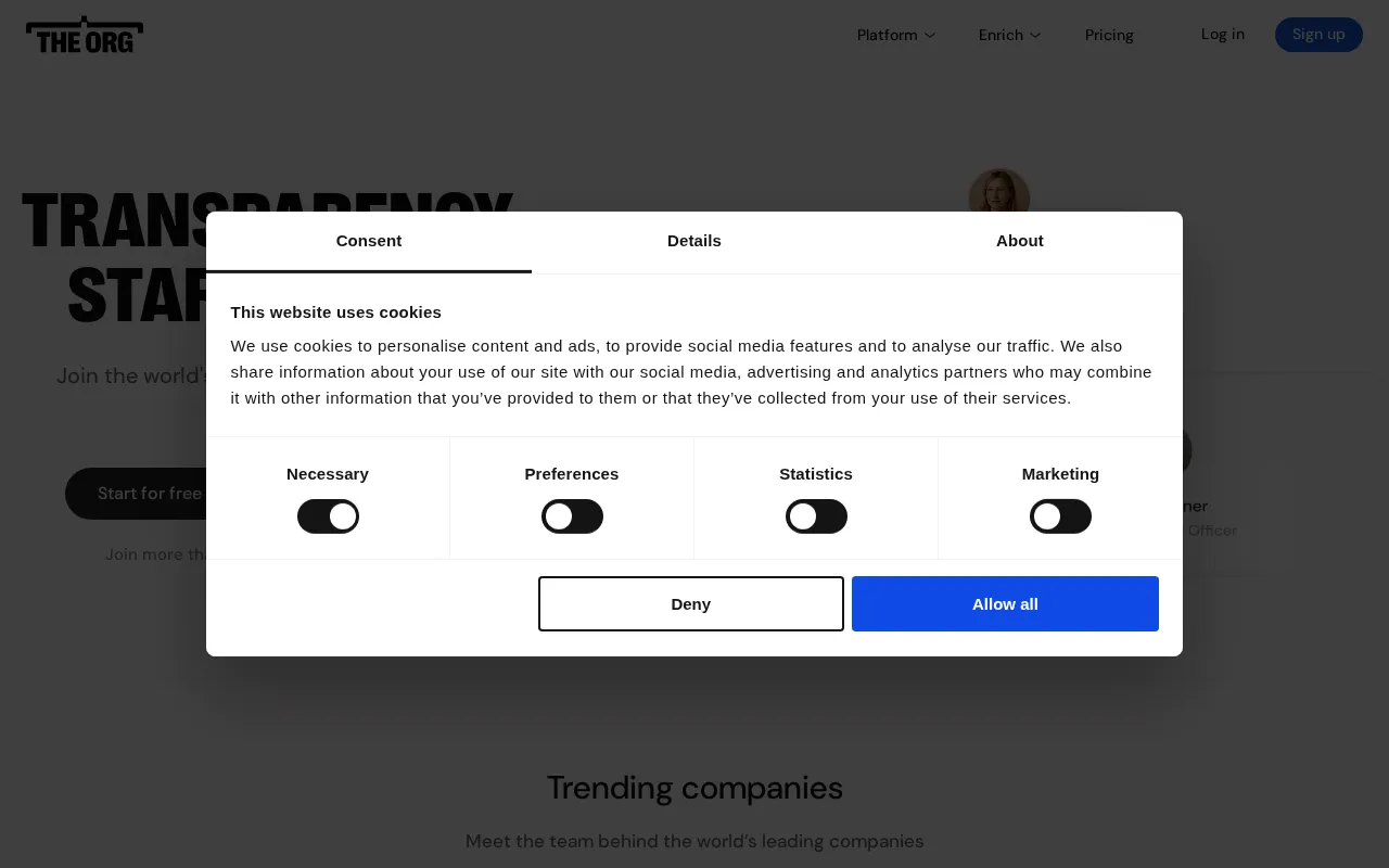 The Org — preview screenshot