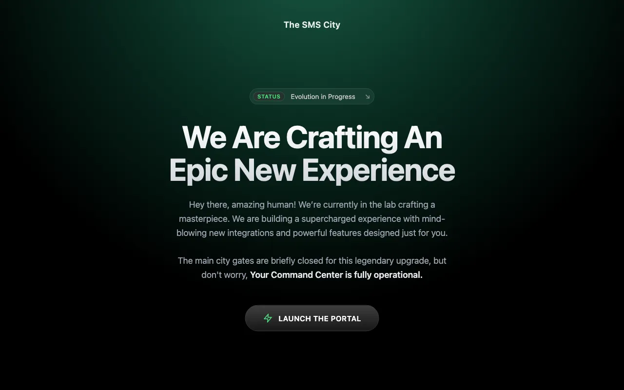 The SMS City — preview screenshot