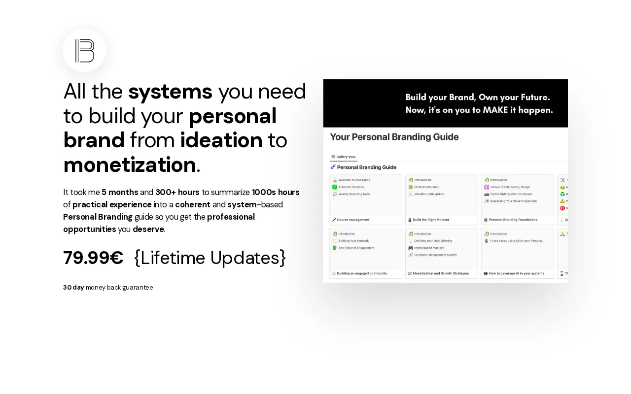 The Ultimate Personal Branding Guide — preview screenshot