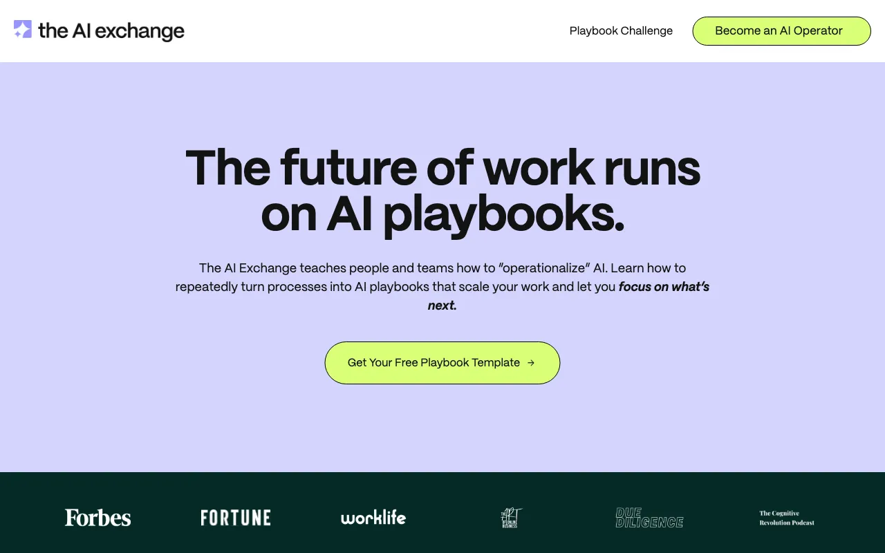 The AI Exchange — preview screenshot