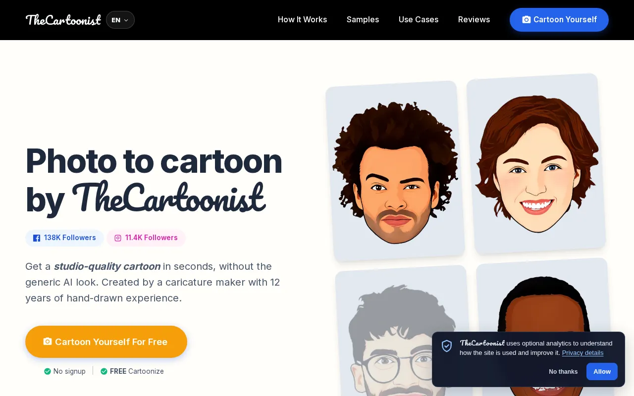 TheCartoonist.Studio — preview screenshot
