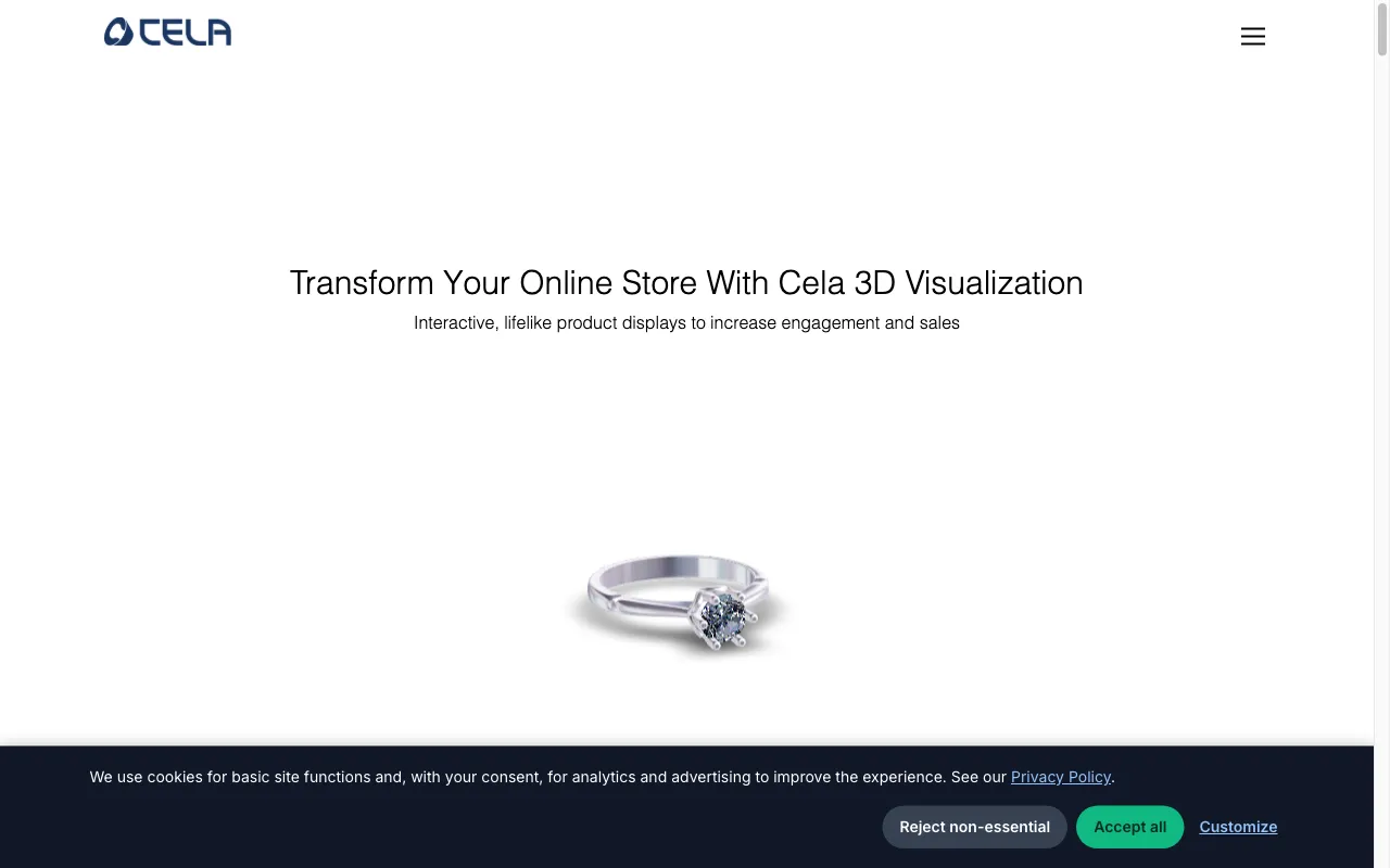thecela.com — preview screenshot