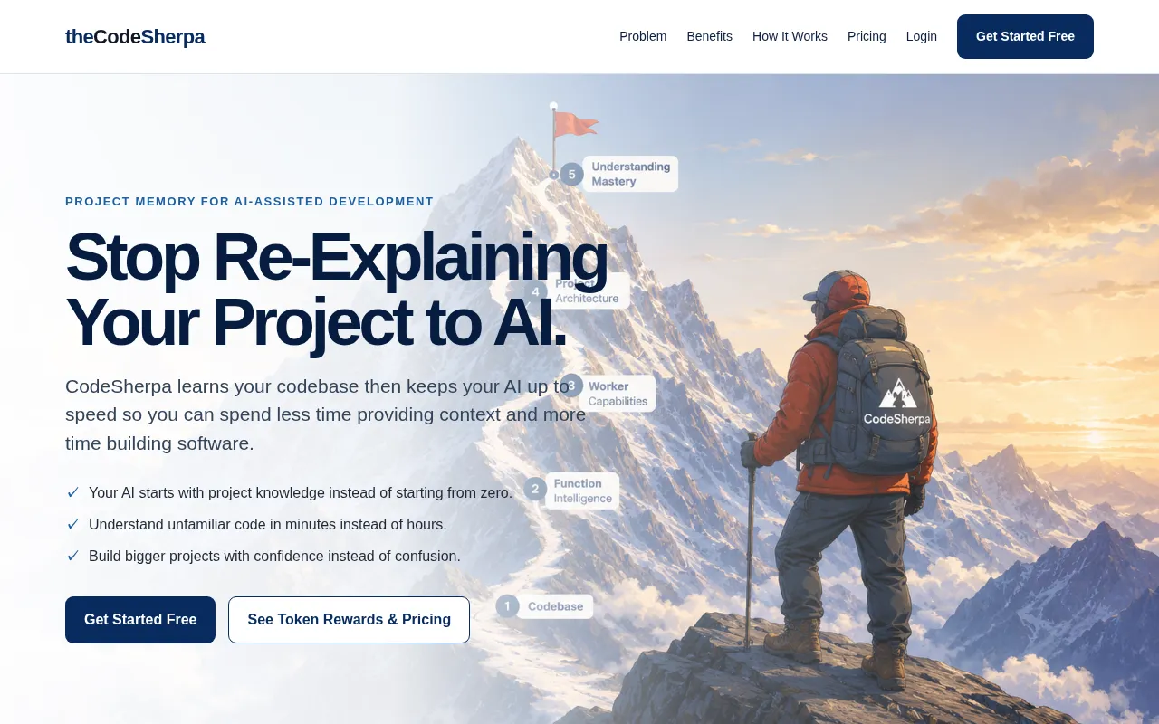 theCodeSherpa — preview screenshot