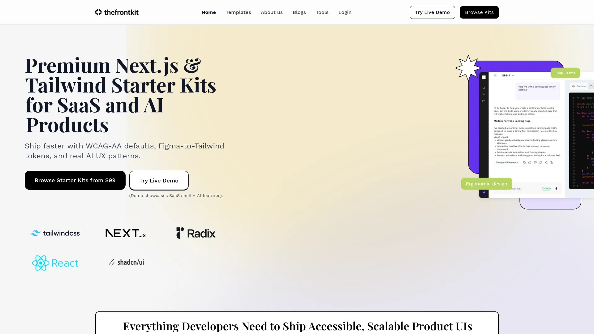 thefrontkit — preview screenshot