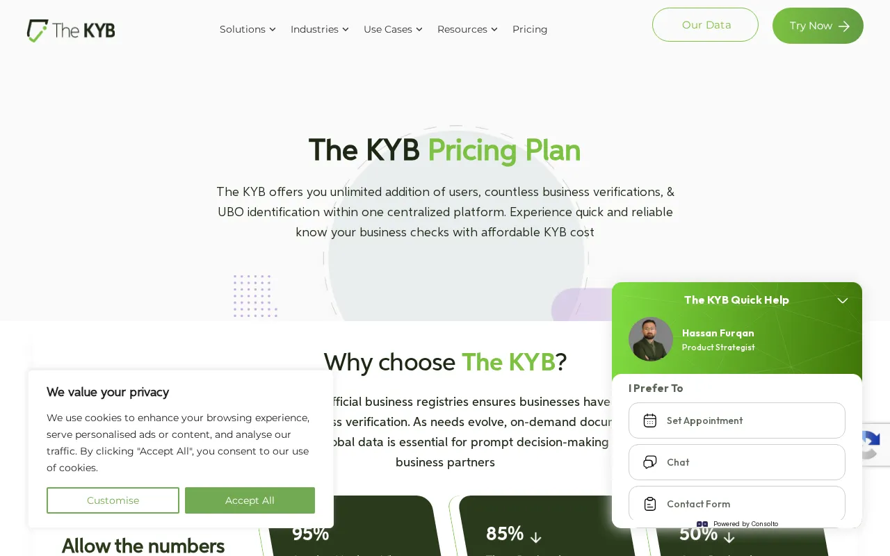 Thekyb — pricing page