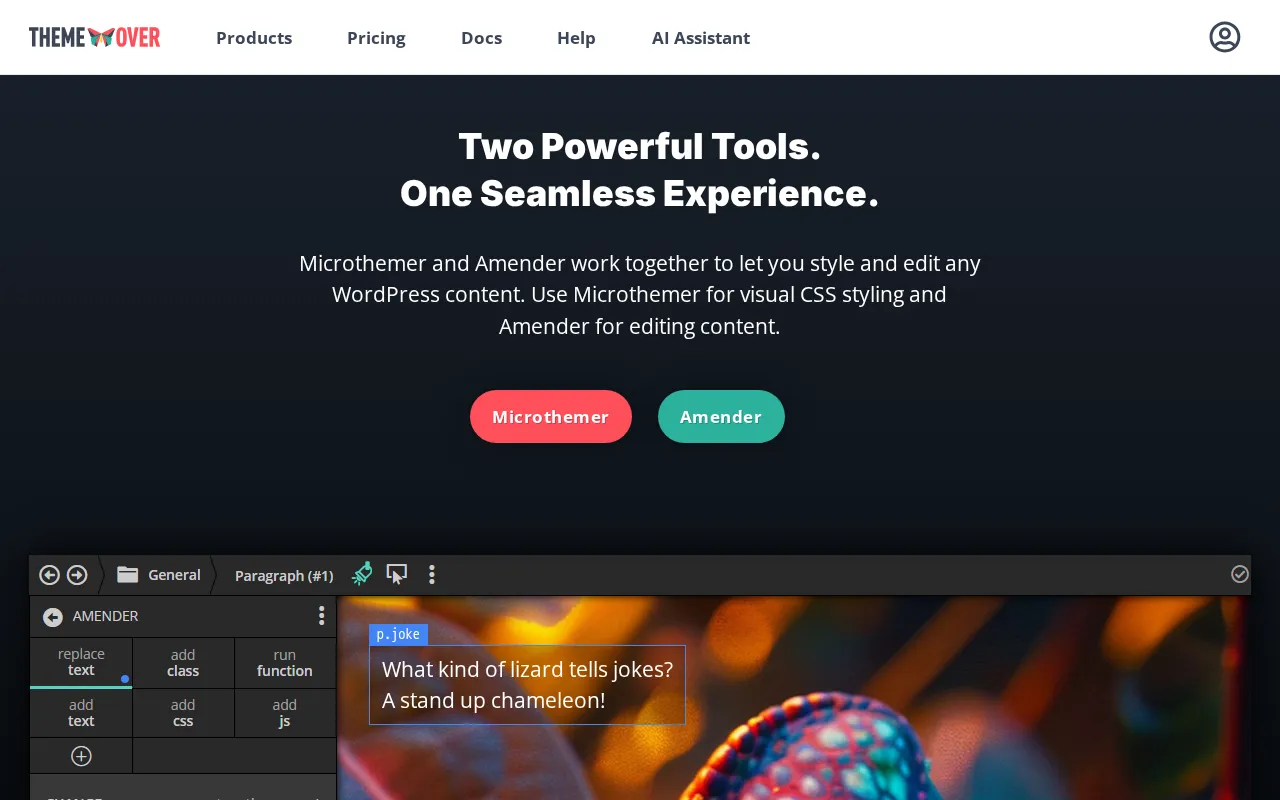 Themeover — preview screenshot