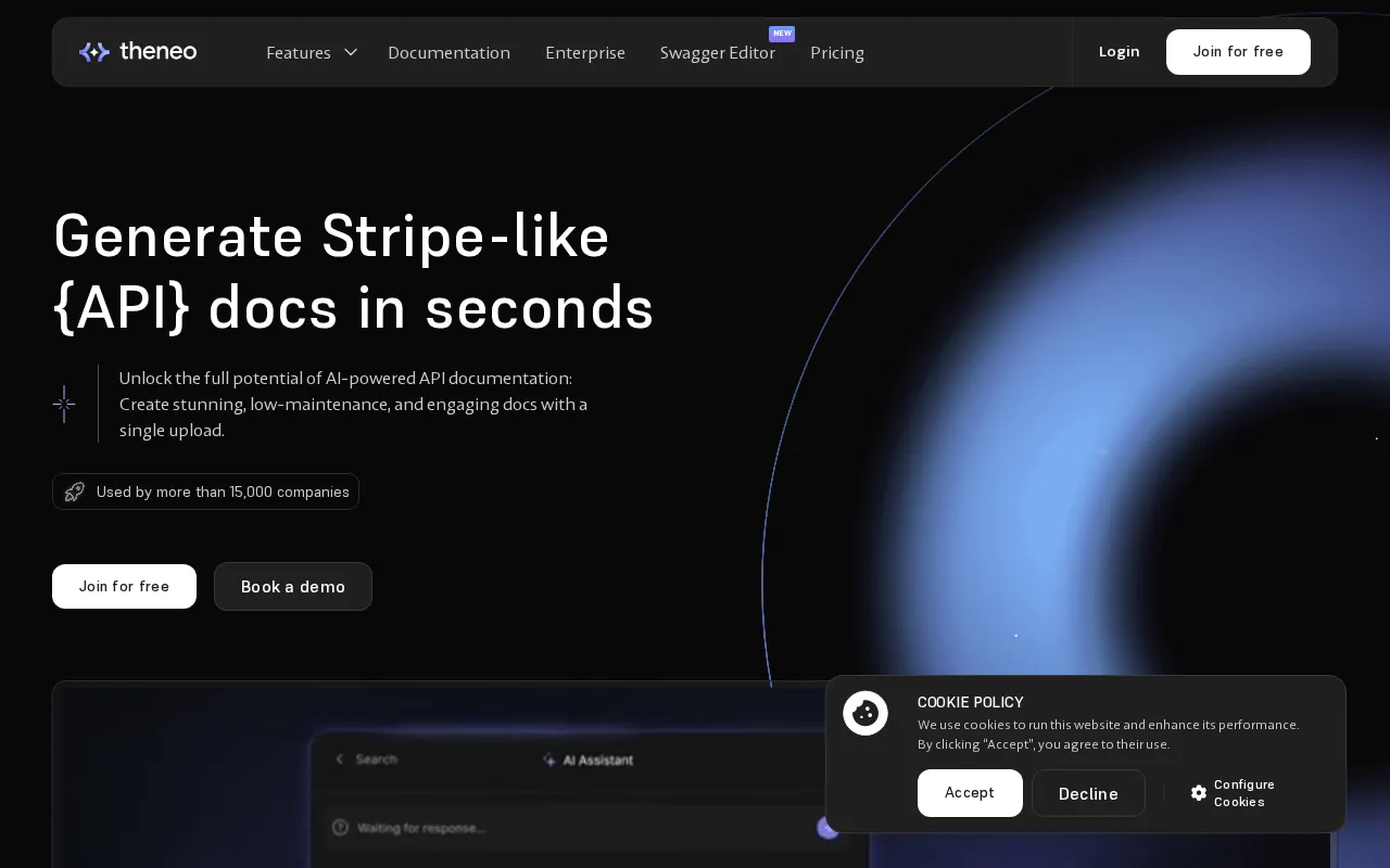 Theneo — preview screenshot