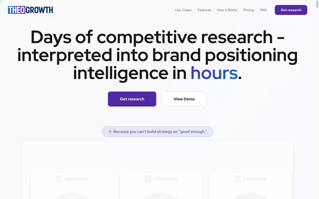 THEO — pricing page