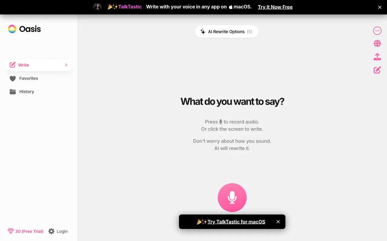 Theoasis — preview screenshot