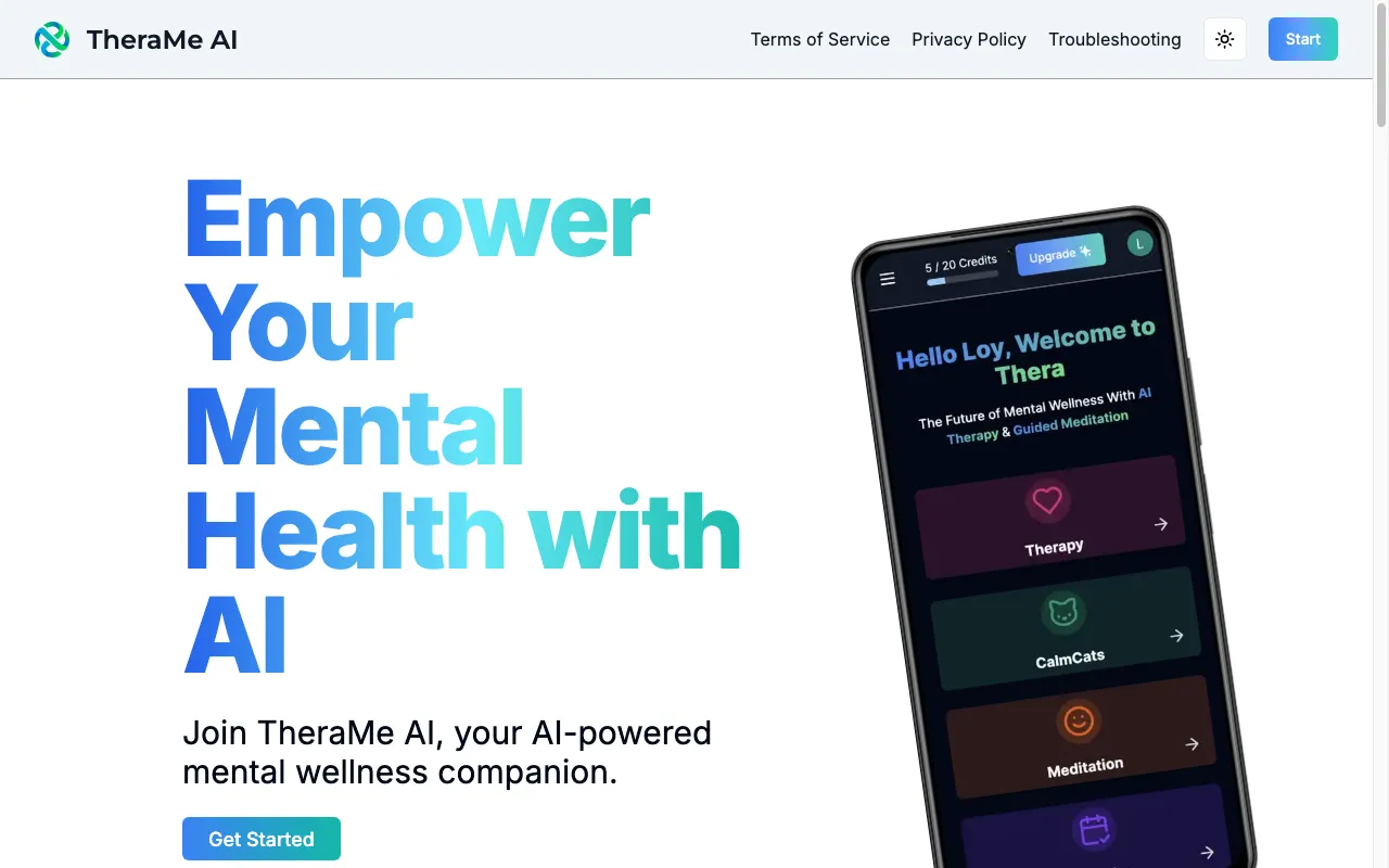 TheraMe — preview screenshot