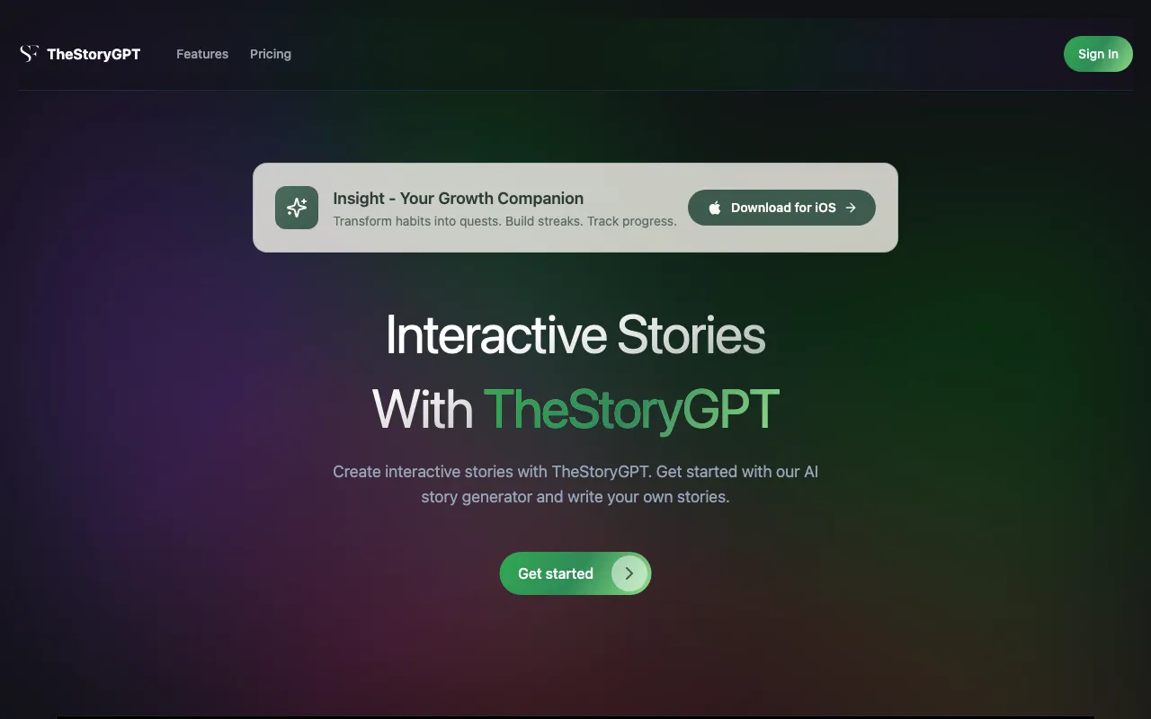 TheStoryGPT — preview screenshot