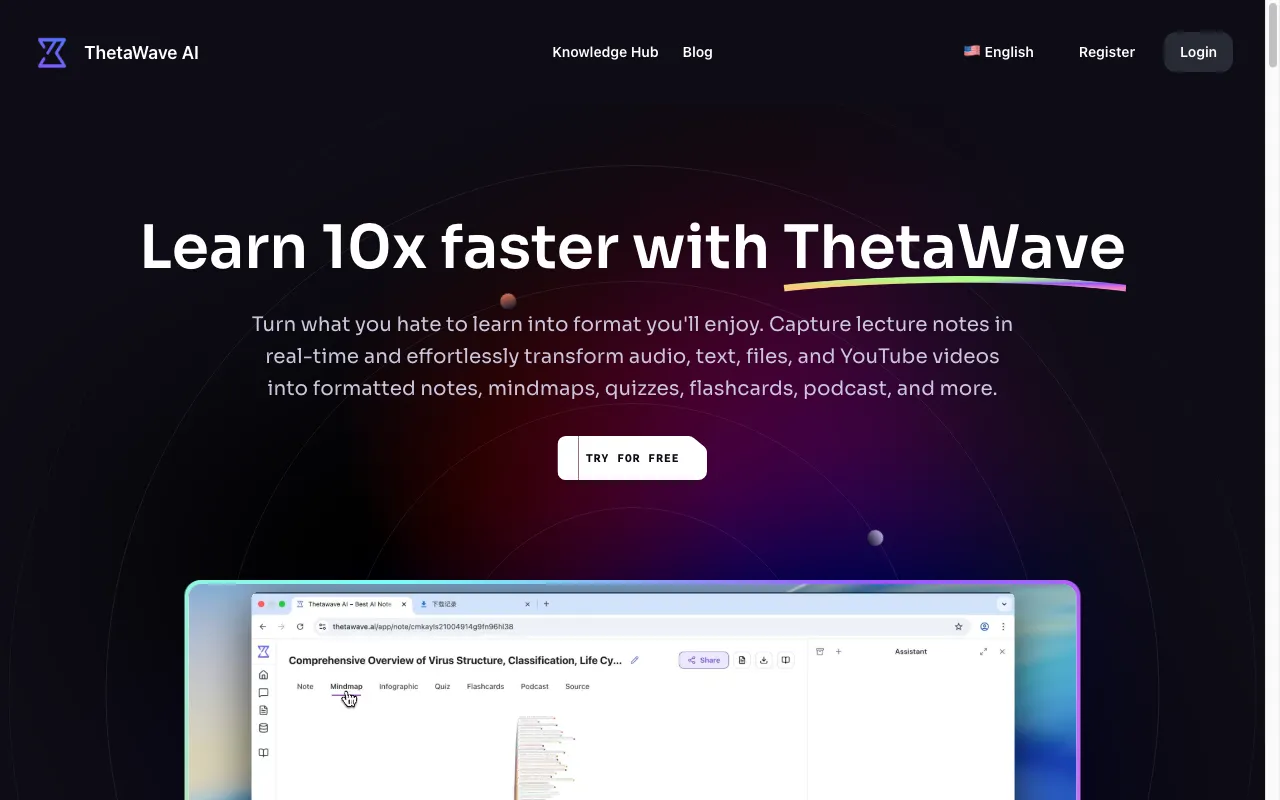 ThetaWave AI — preview screenshot