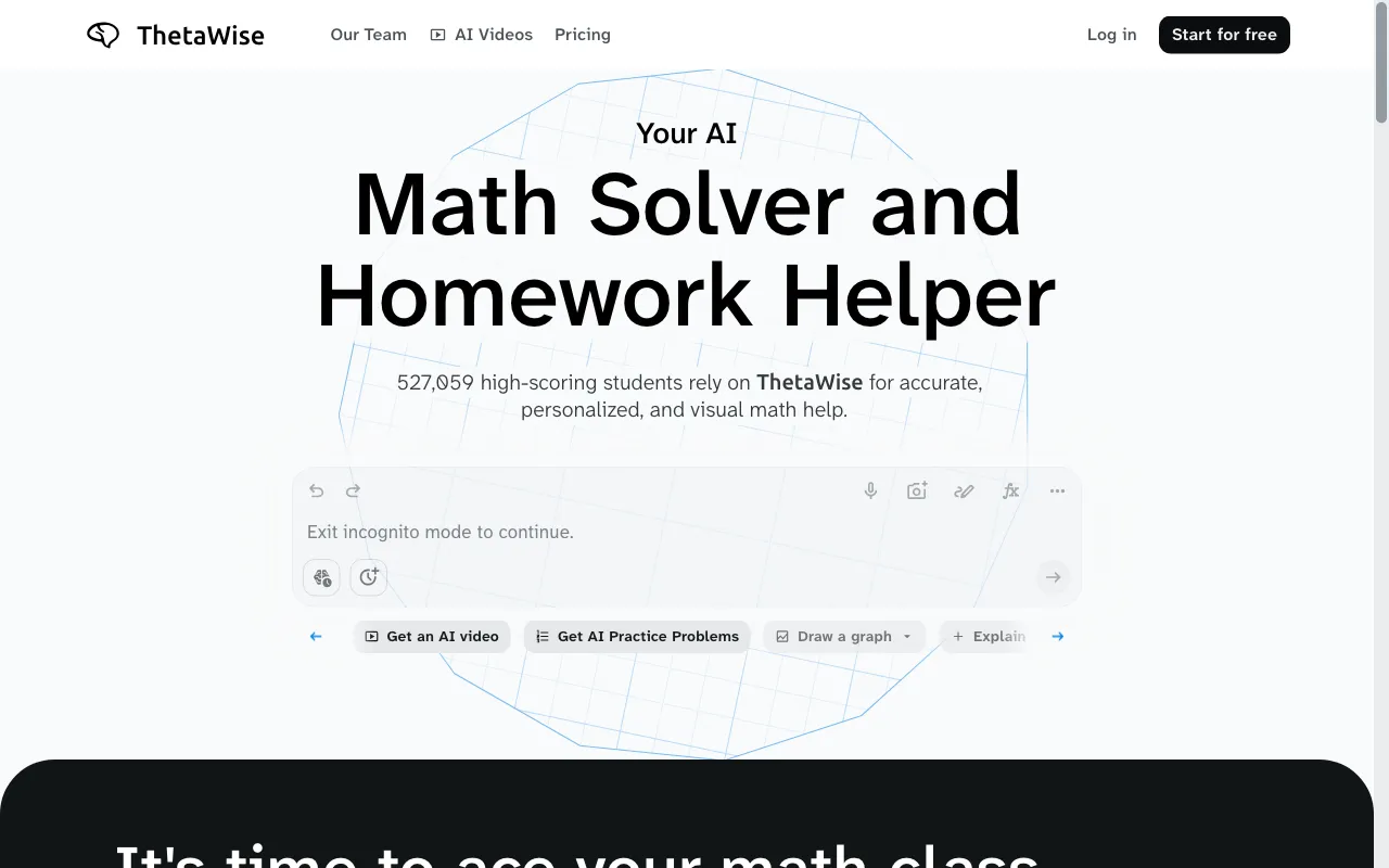 Thetawise — preview screenshot