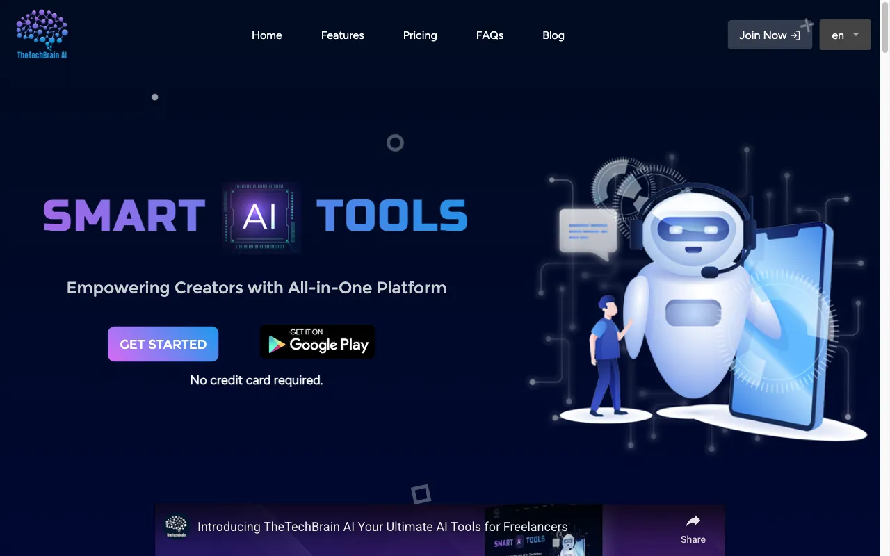 TheTechBrain Smart Ai Tools — preview screenshot