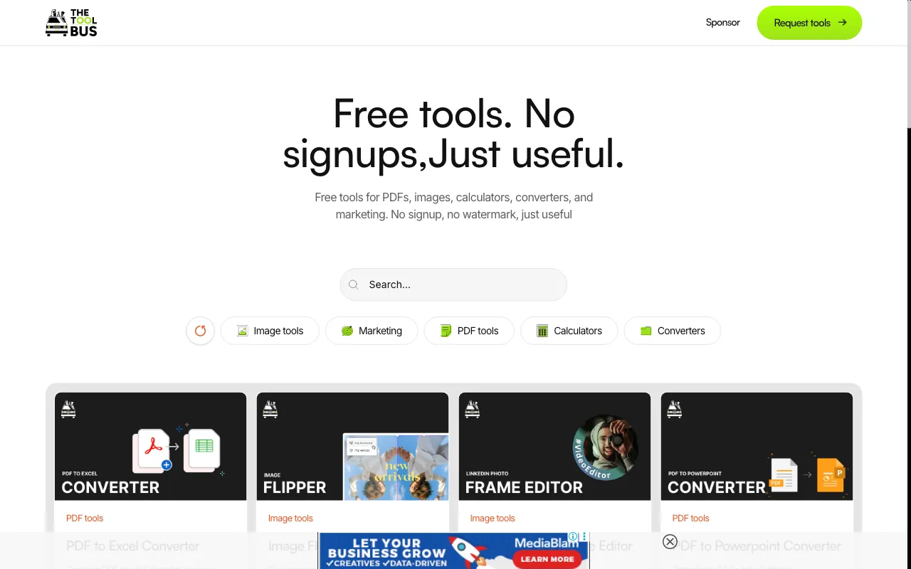 TheToolBus AI — preview screenshot