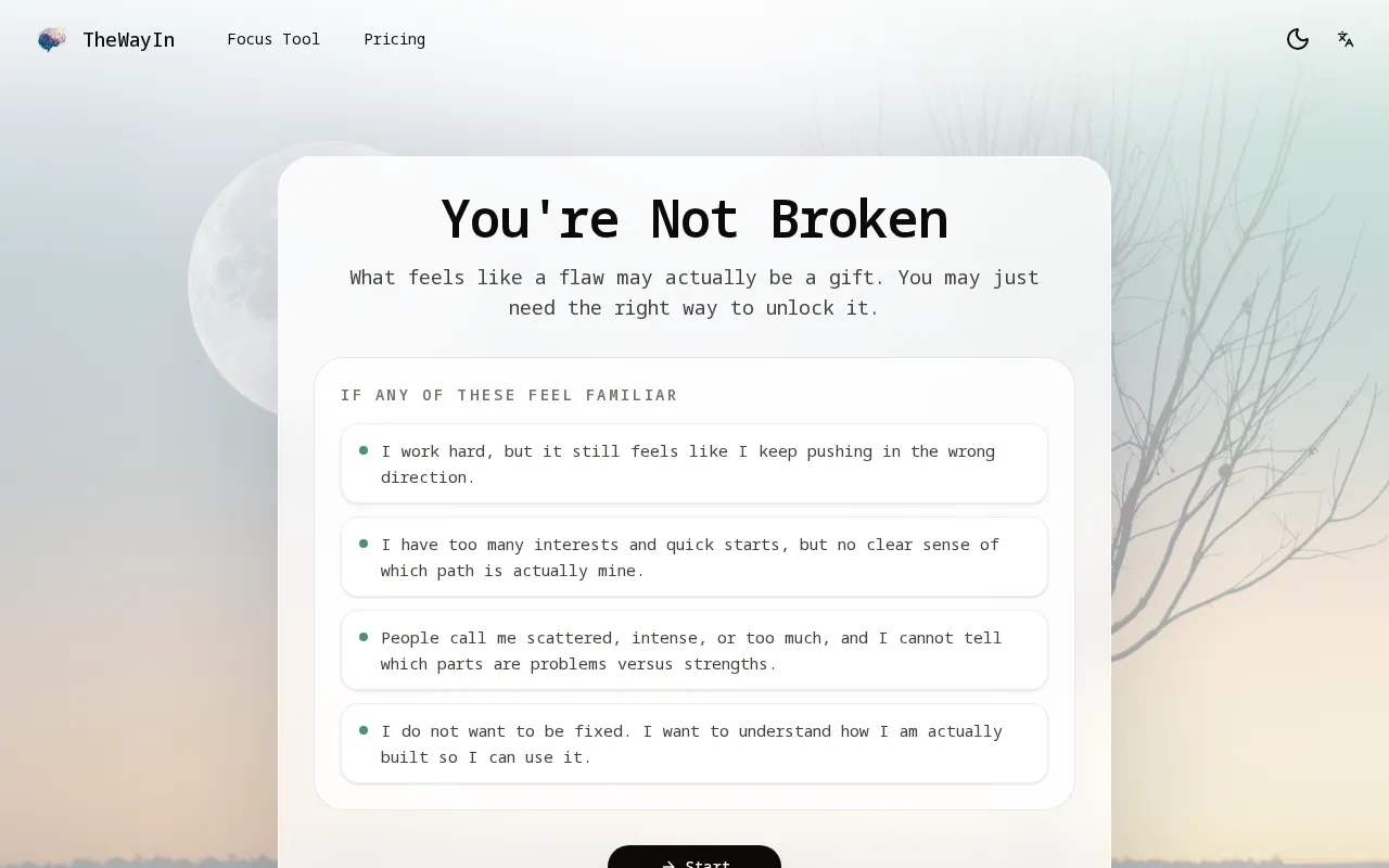 TheWayIn — preview screenshot