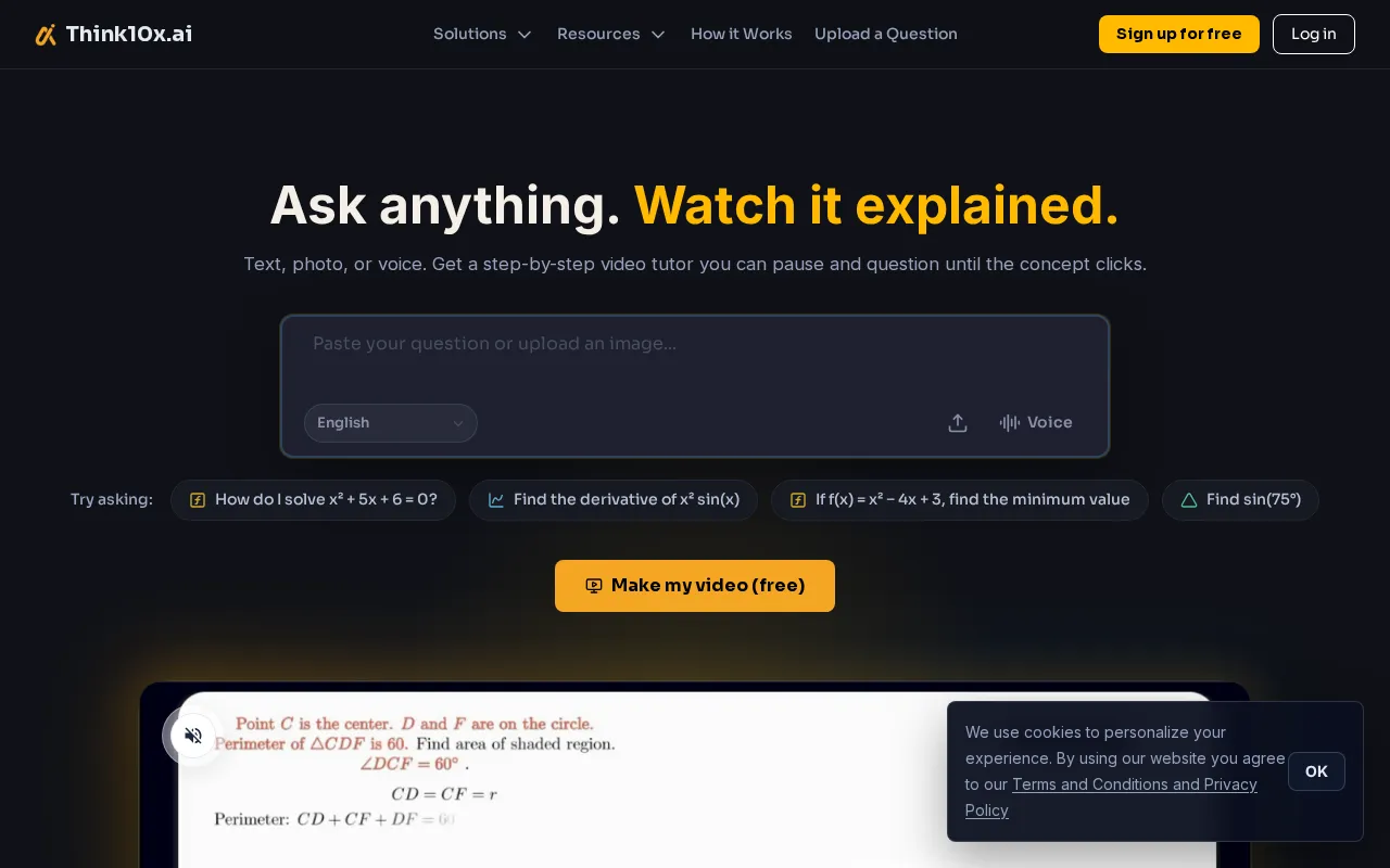 Think10x.ai — preview screenshot