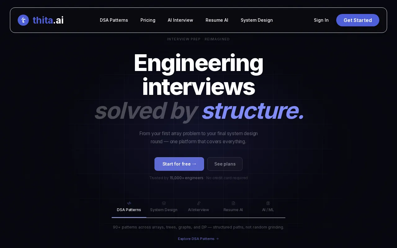Thita.ai — preview screenshot