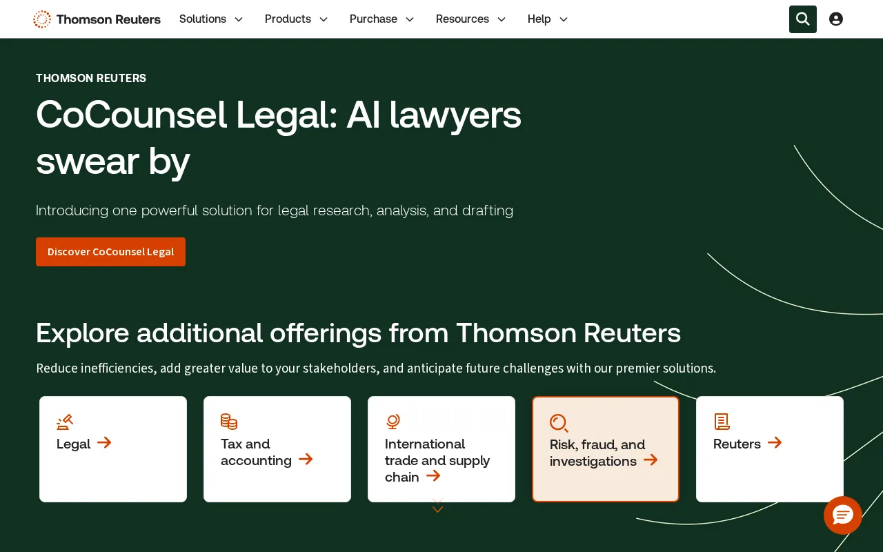 Thomson Reuters — preview screenshot