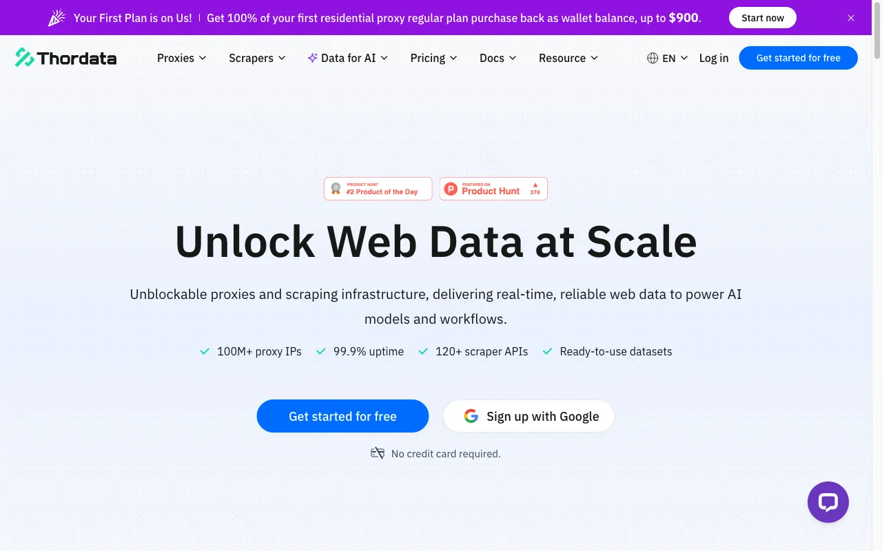 Thor Data — preview screenshot