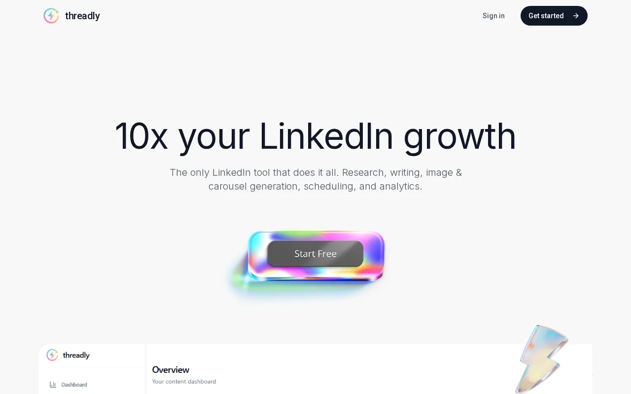 ThreadlyApp.co — preview screenshot