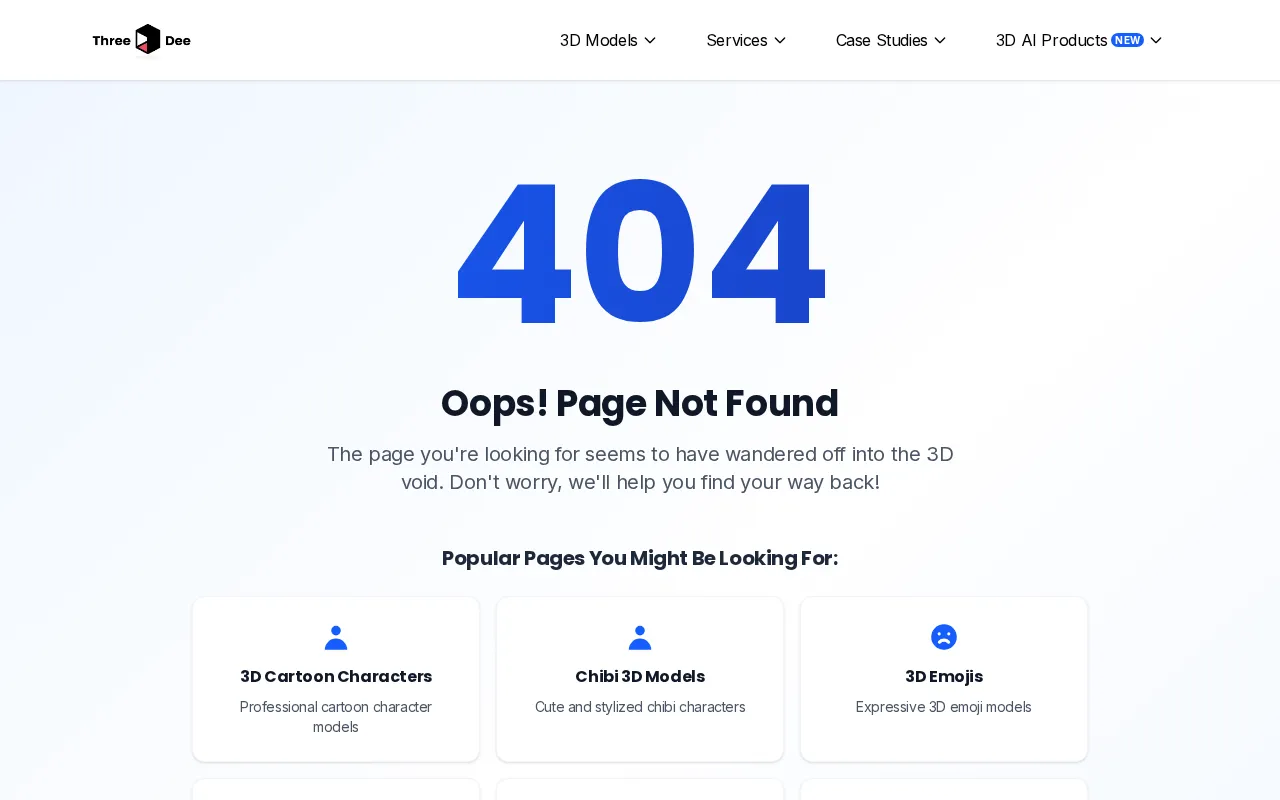 ThreeDee — pricing page