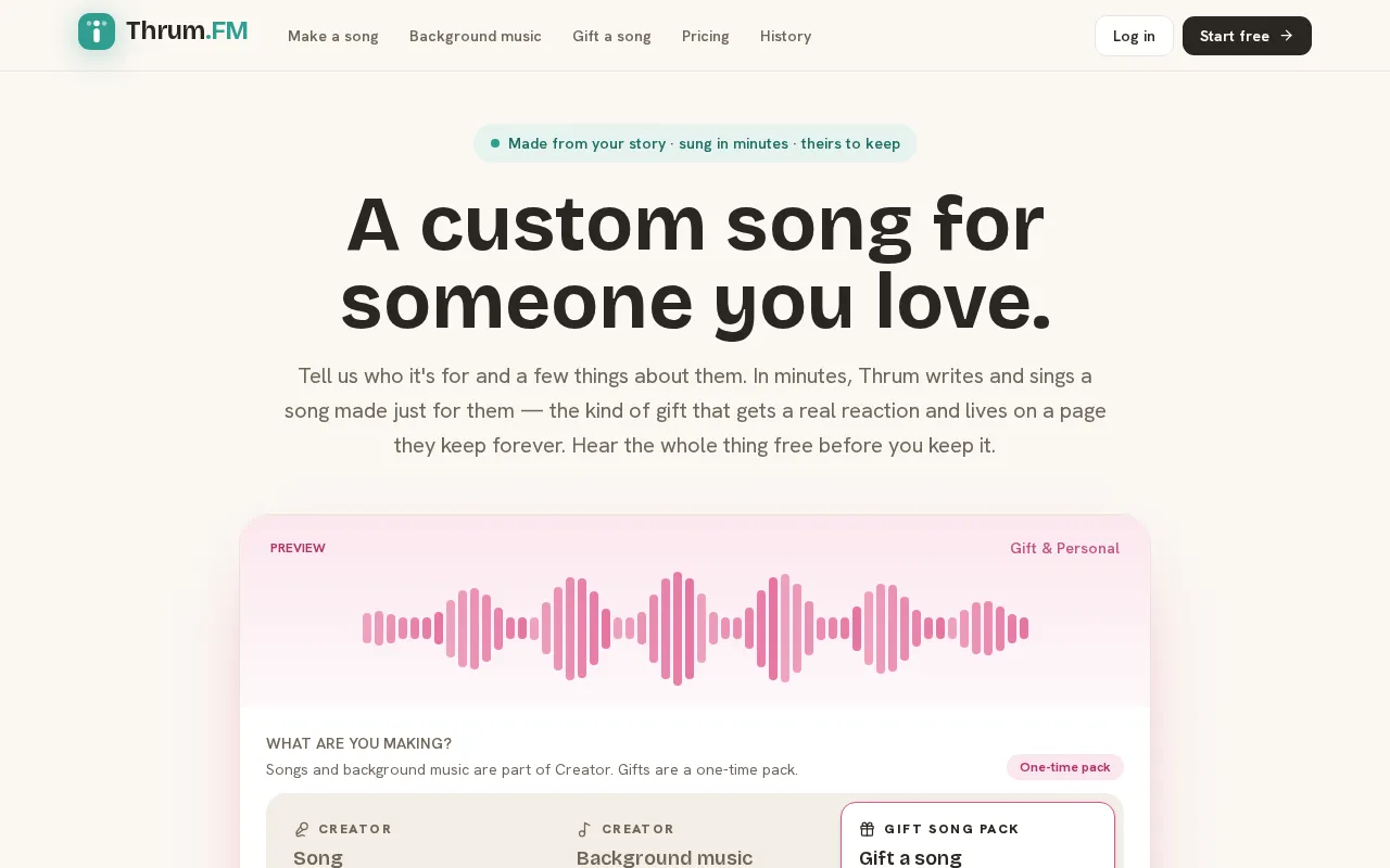 Thrum.FM — preview screenshot
