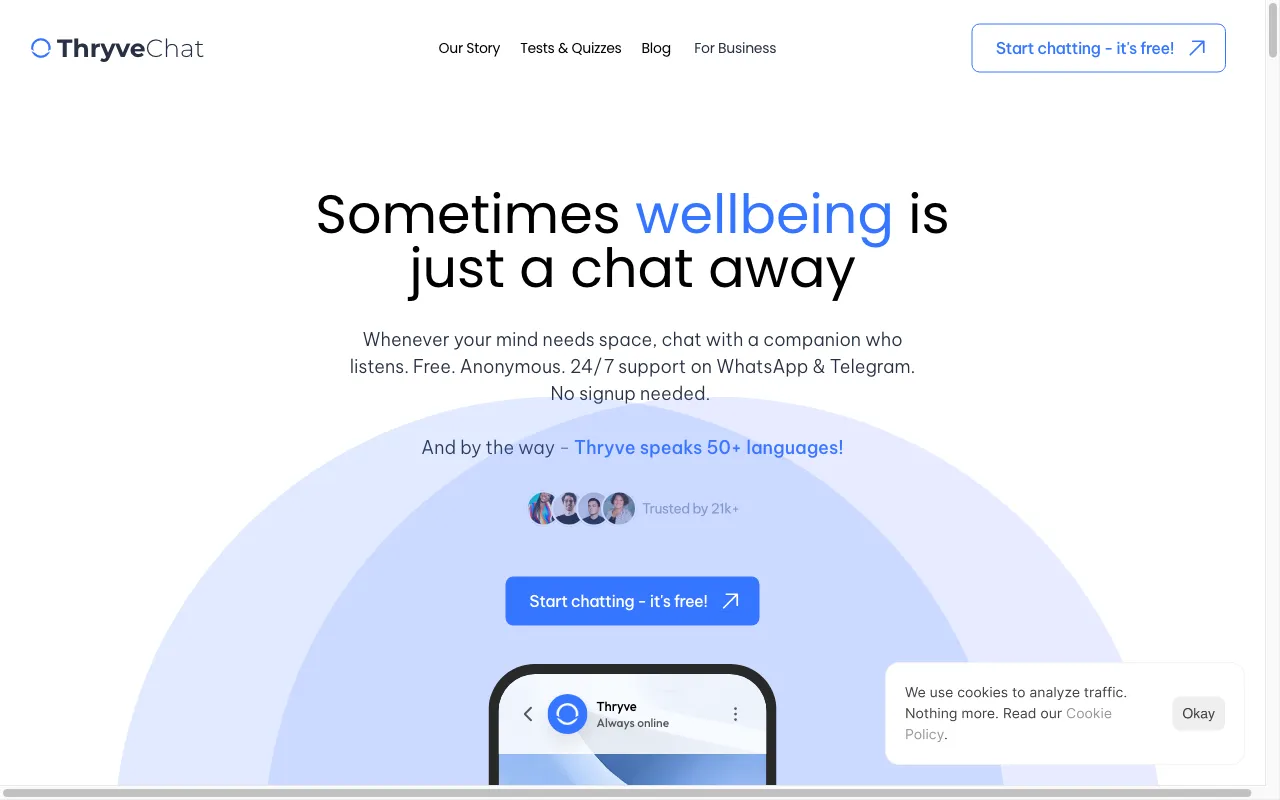 Thryve Chat — preview screenshot
