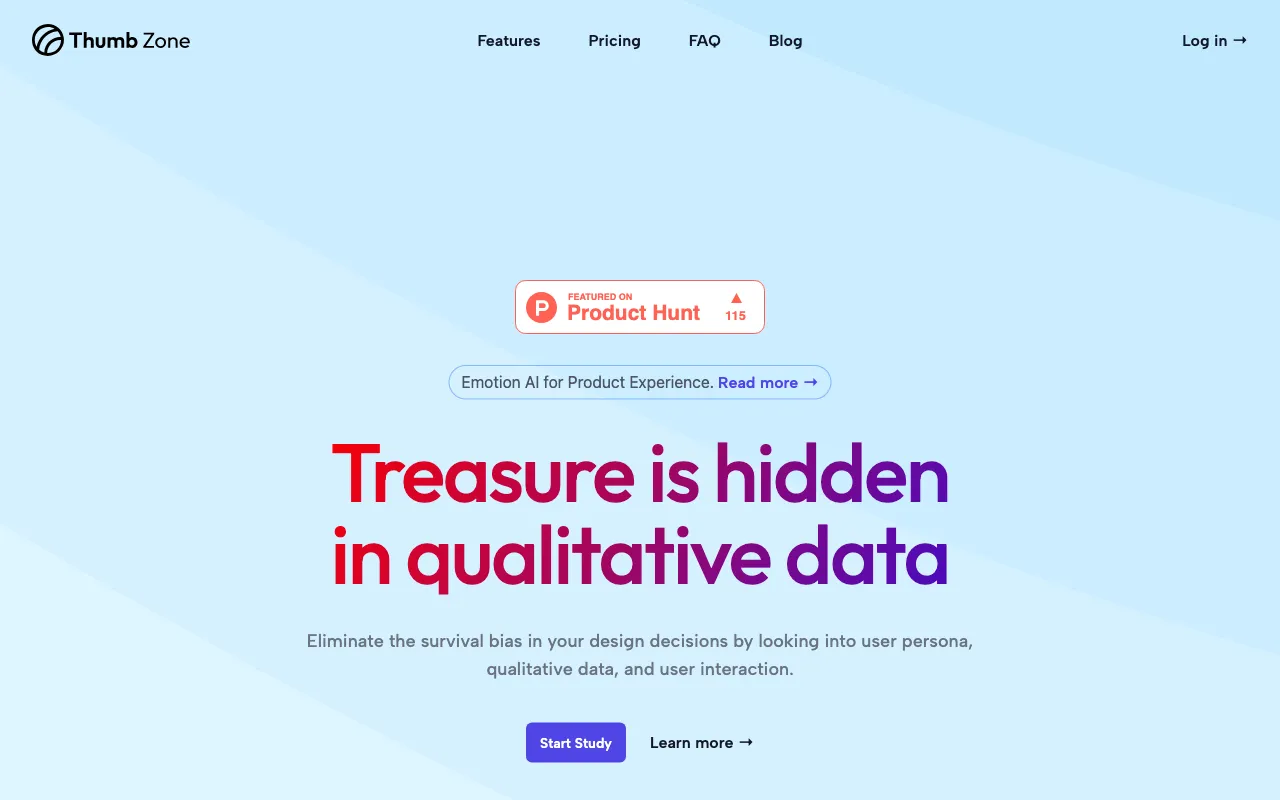 thumbzone.ai — preview screenshot