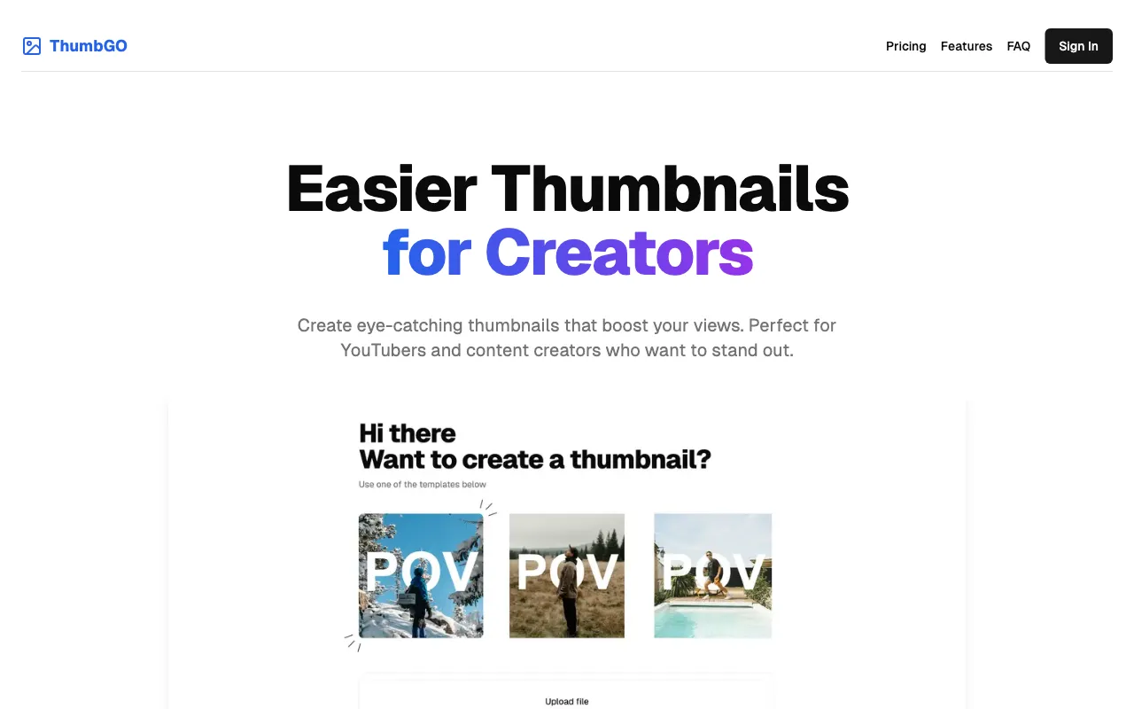 ThumbGO — preview screenshot