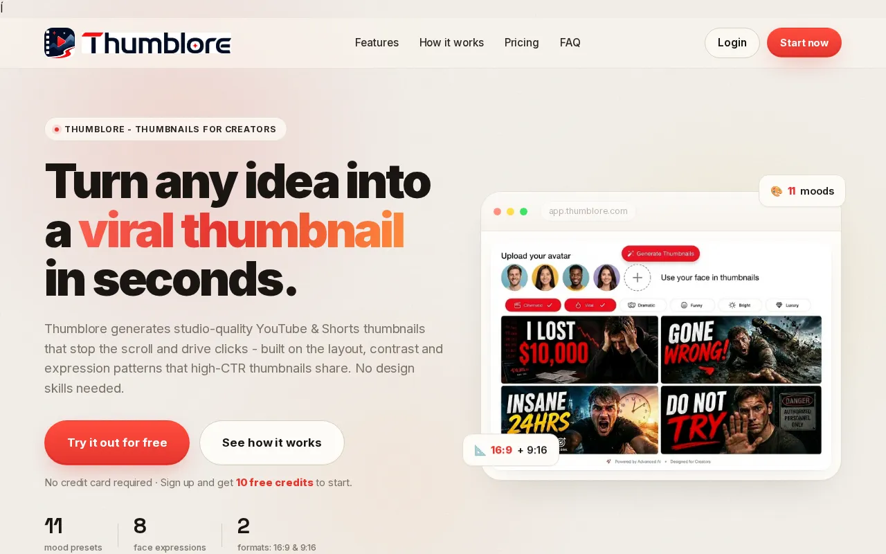 Thumblore — preview screenshot