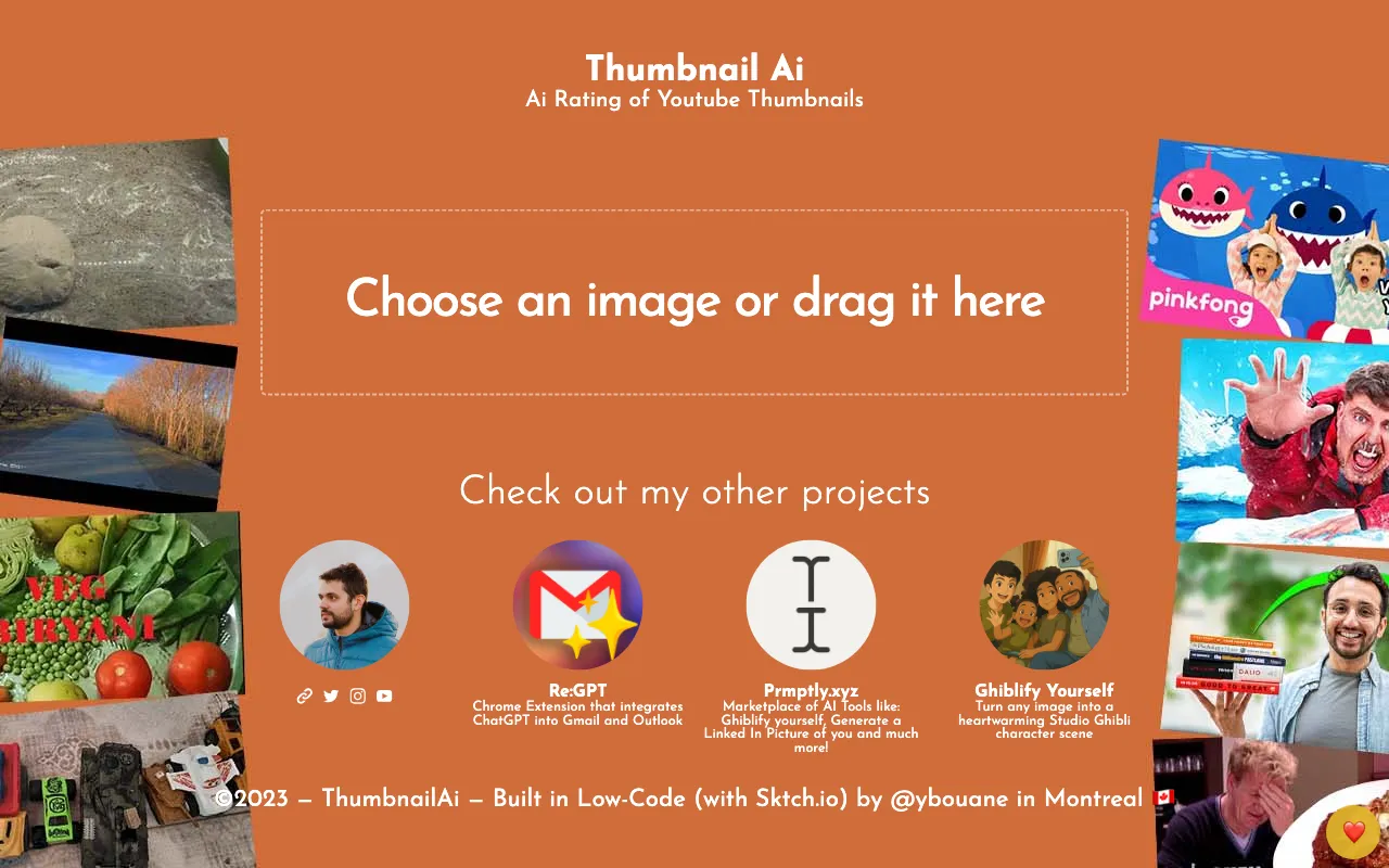 ThumbnailAI — preview screenshot
